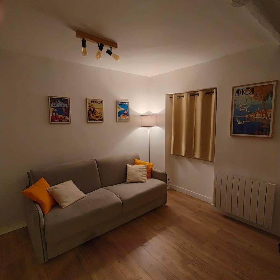 Joli Studio Dans Le Coeur De Menton Bagian luar foto