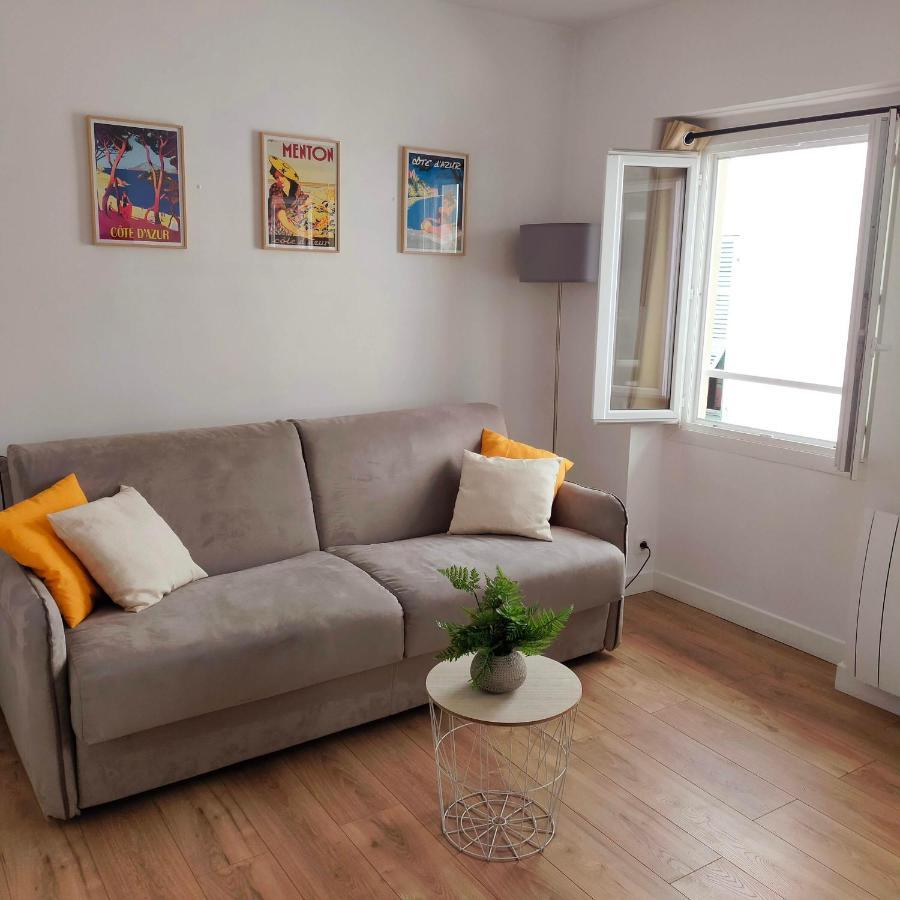 Joli Studio Dans Le Coeur De Menton Bagian luar foto
