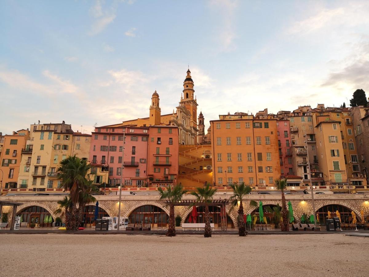 Joli Studio Dans Le Coeur De Menton Bagian luar foto